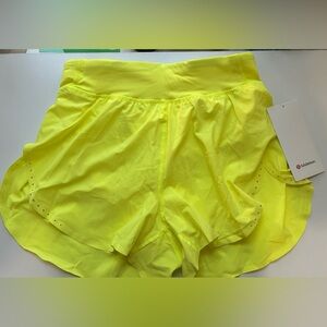 lululemon fast & free high rise 3” shorts NWT